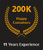 200k happy customers