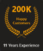200k happy customers