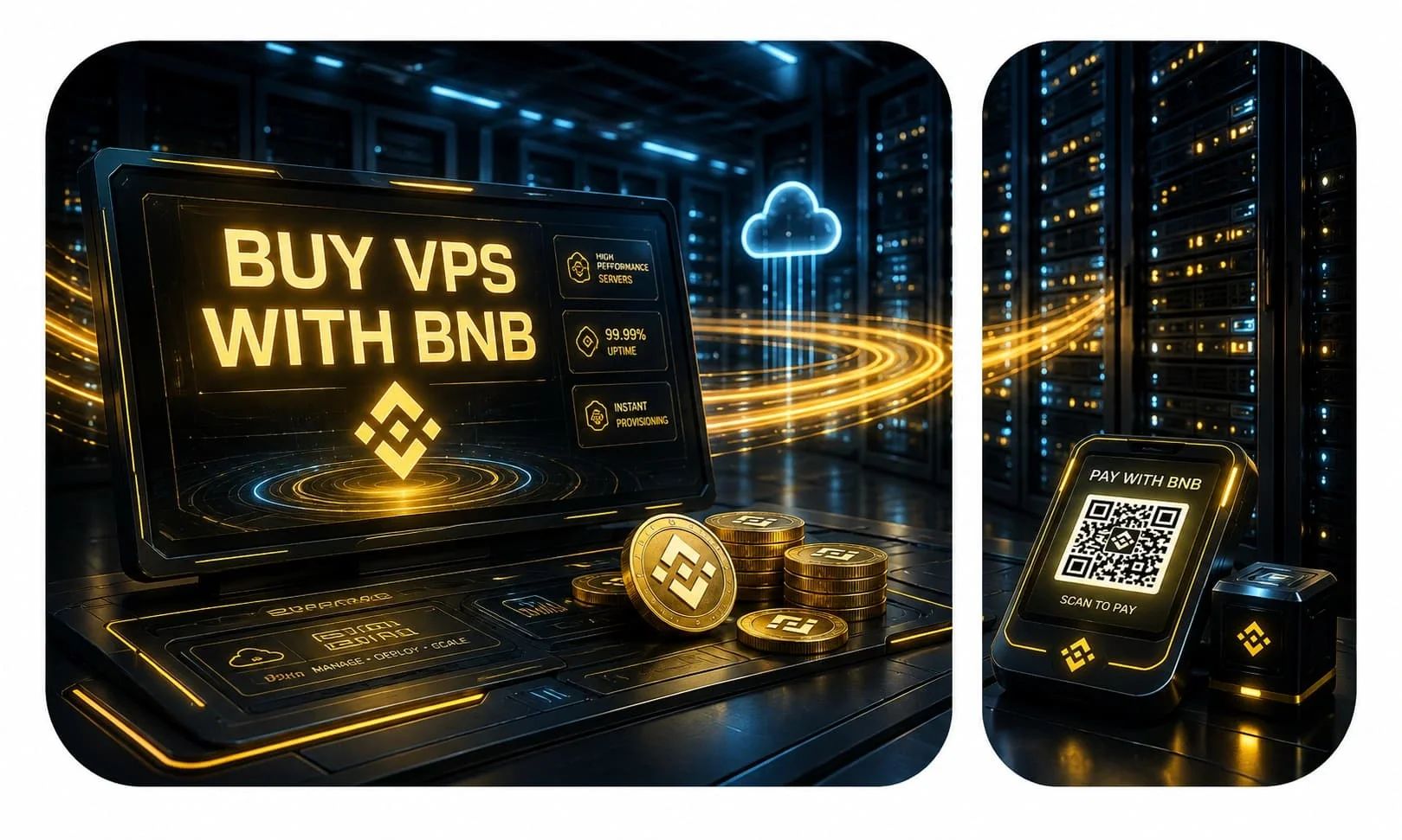 Pay for Linux or Windows VPS with Bitcoin Cash
