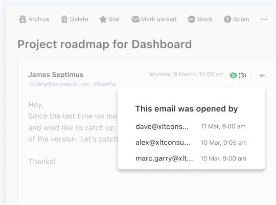 Know when your emails are read
