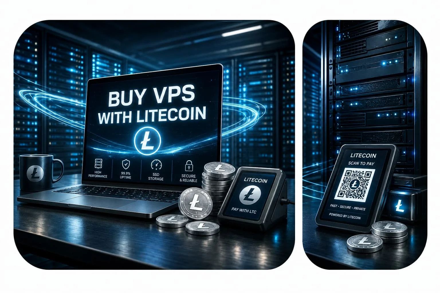 Pay for Linux or Windows VPS with Litecoin