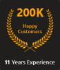 200k happy customers
