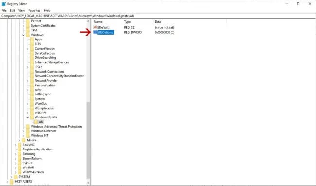 Windows Update via Registry 6