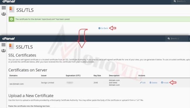 Installing sectigo SSL on CPanel-14
