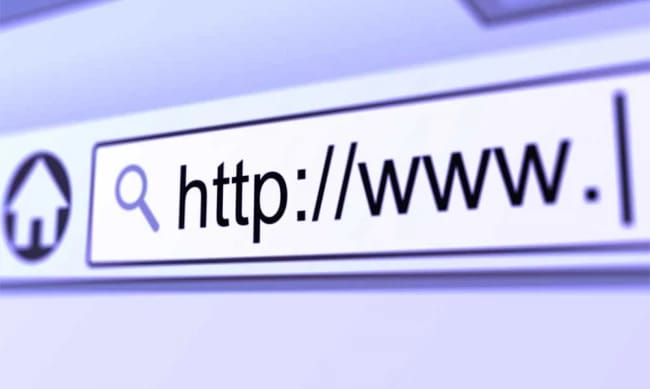 Domain name examples showing different TLDs like .com, .org, .edu