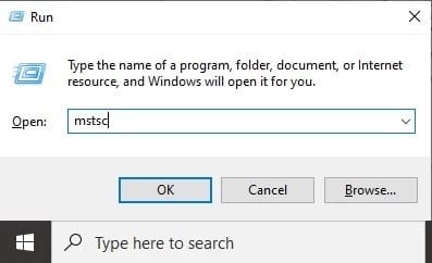 connect a remote desktop with a custom RDP port