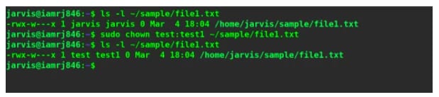 centos change file permissions
