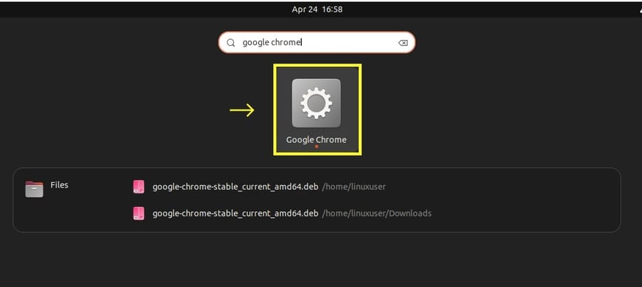 Chrome installation complete