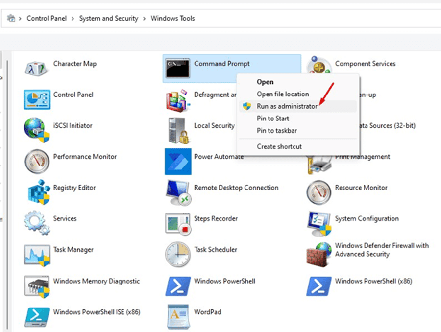 How to Run Command Prompt as an Administrator Using the Control Panel