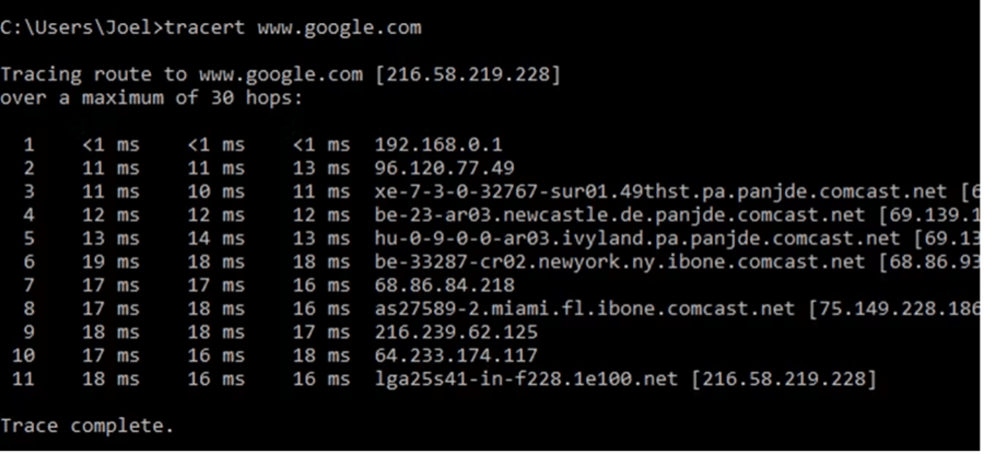 Tracert
