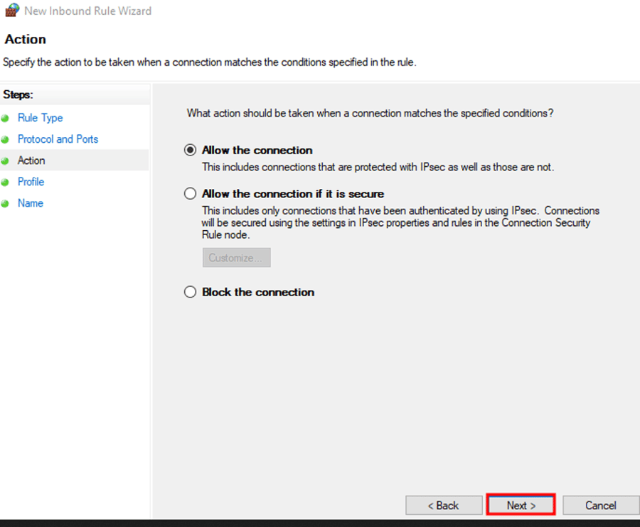 Enable Ports 443 and 8443 on Windows