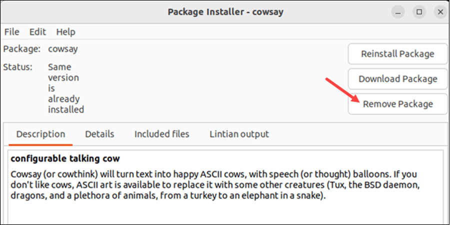 How to Remove .deb Packages