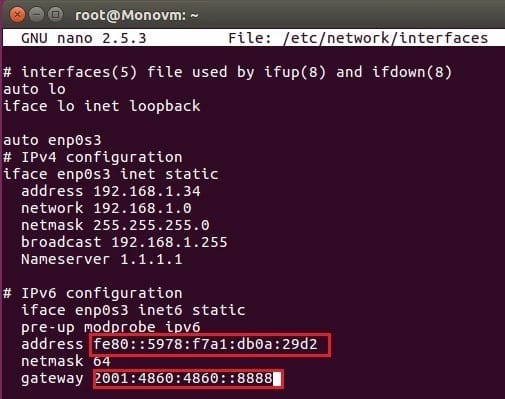 How to Set-up IPv6 on Ubuntu Linux Server?