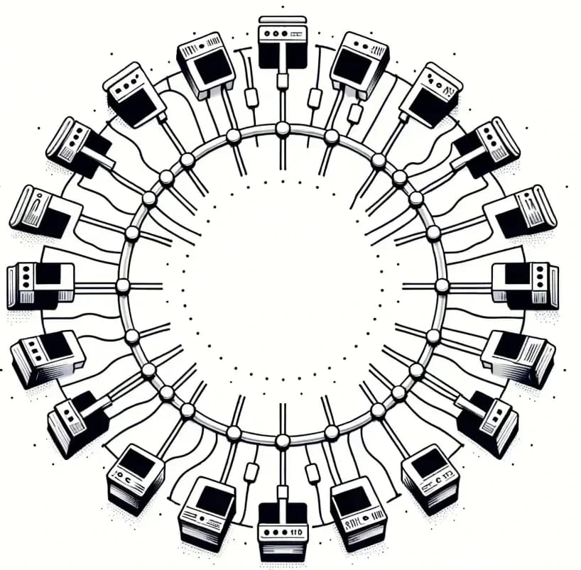 LAN Ring topology