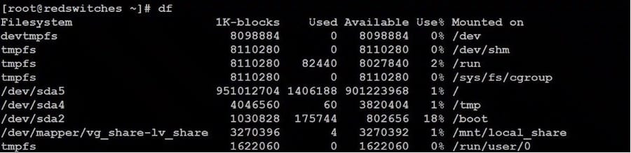 check-disk-space-linux