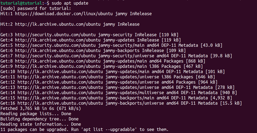 Updating system before installing OpenVPN on Ubuntu