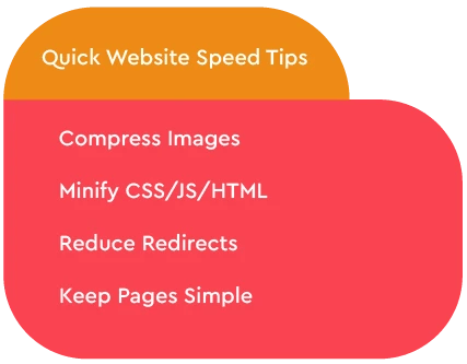 Quick website speed tips