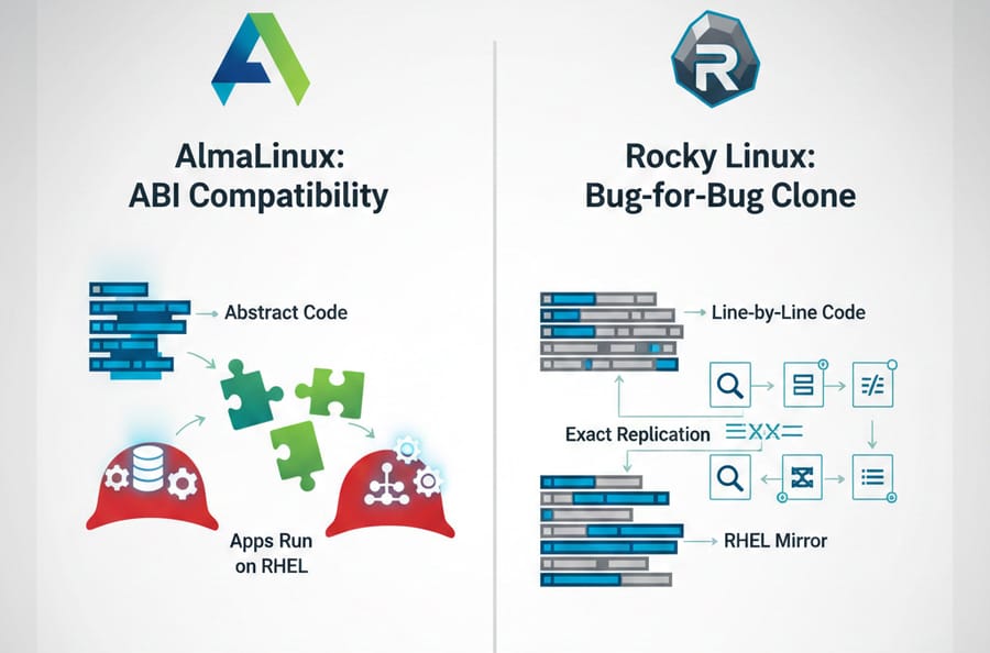 AlmaLinux vs Rocky Linux 2025: Full Comparison & Best Choice 🔥