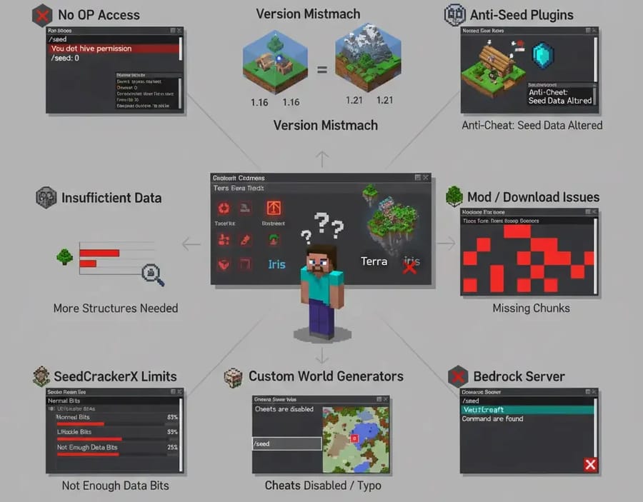 How to Find the Seed of a Minecraft Server? [Seed Search Minecraft]