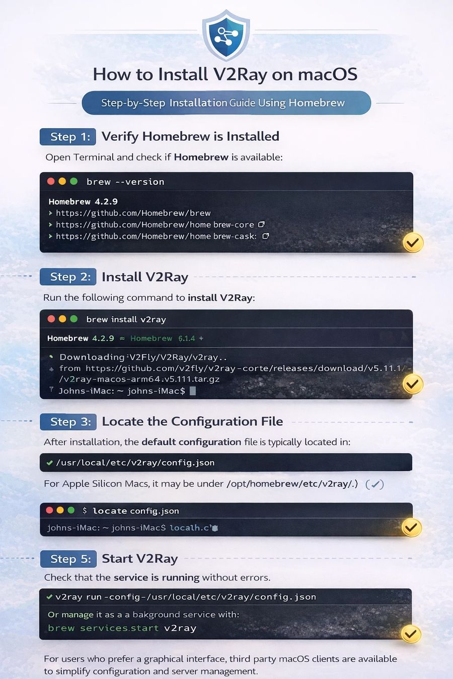 Install V2Ray on macOS