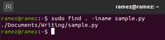 finding a file