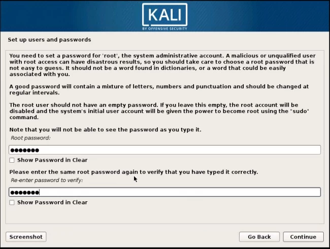 Installing Kali 13