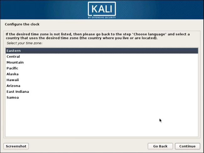 Installing Kali 14