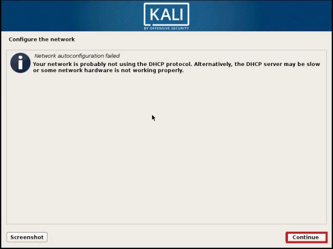 Installing Kali 5