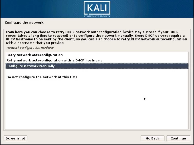 Installing Kali 6