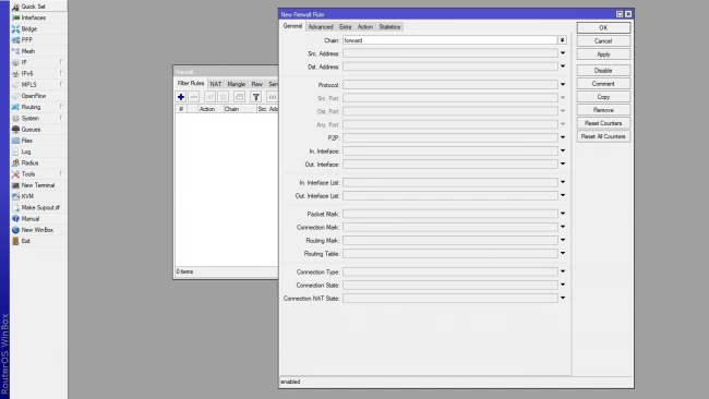 Block IP address MikroTik Router