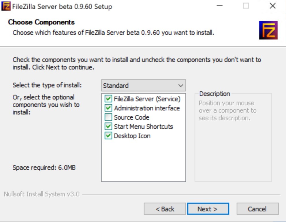 windows ftp server filesystem returned an eror