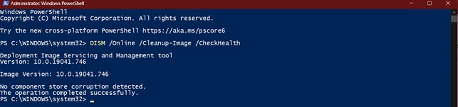 How to repair Windows with a DISM command