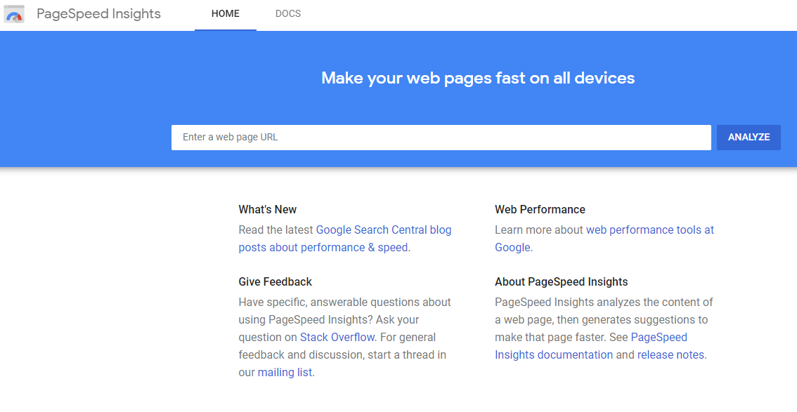  how to check website speed 