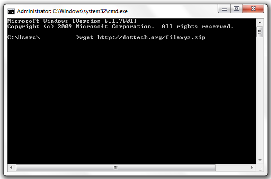 Download the file from the command line Linux