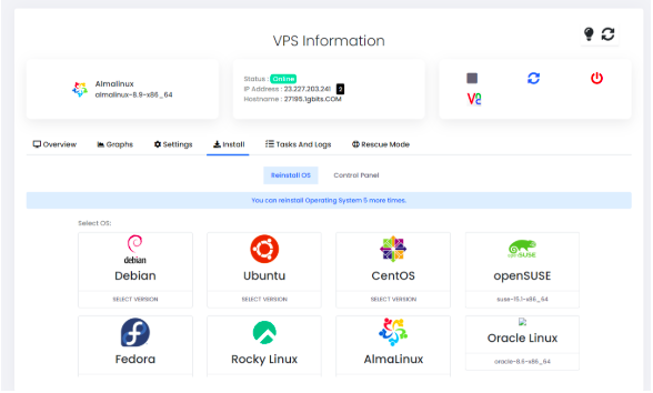 VPS Operating System