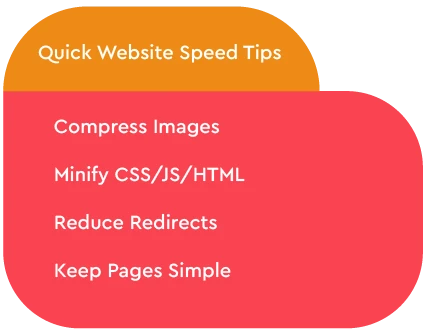 Quick website speed tips
