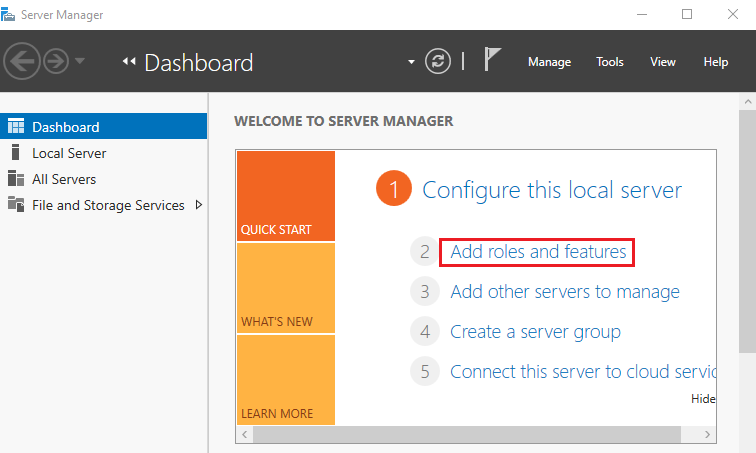 Install Windows Server Hyper V