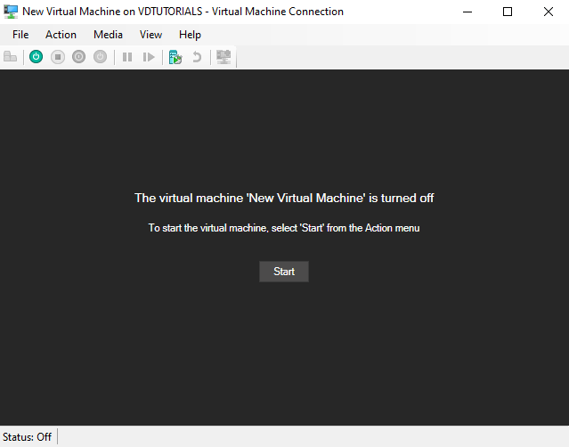 Starting the VM
