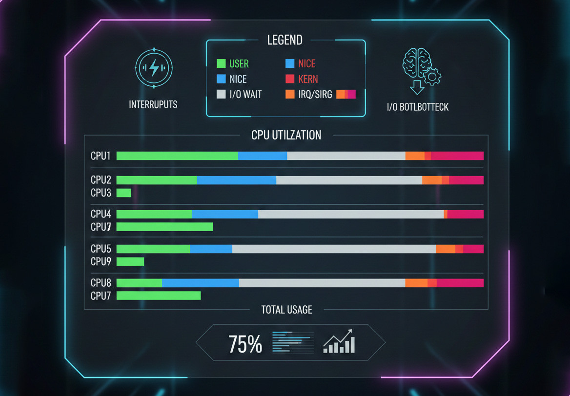 CPU Meters Interpreting System Load