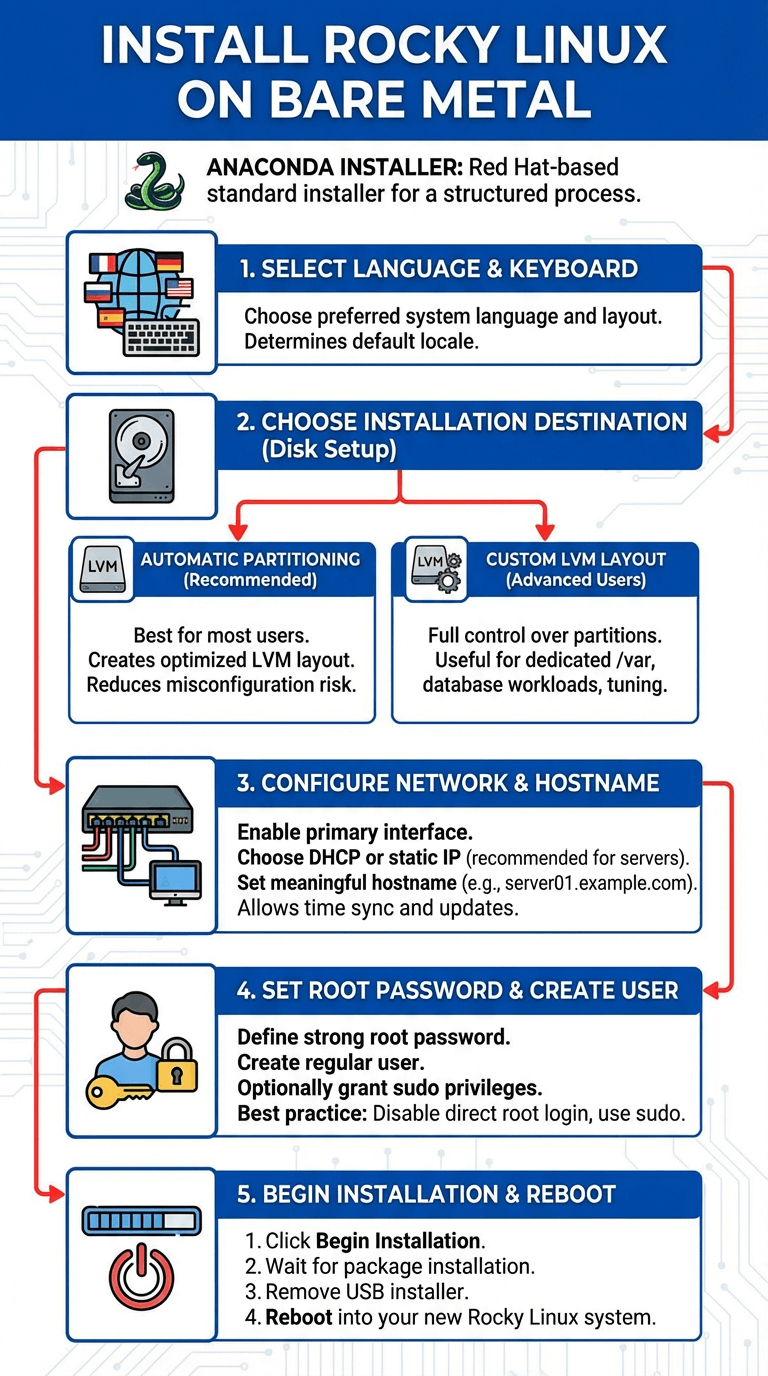 Install Rocky Linux on Bare Metal