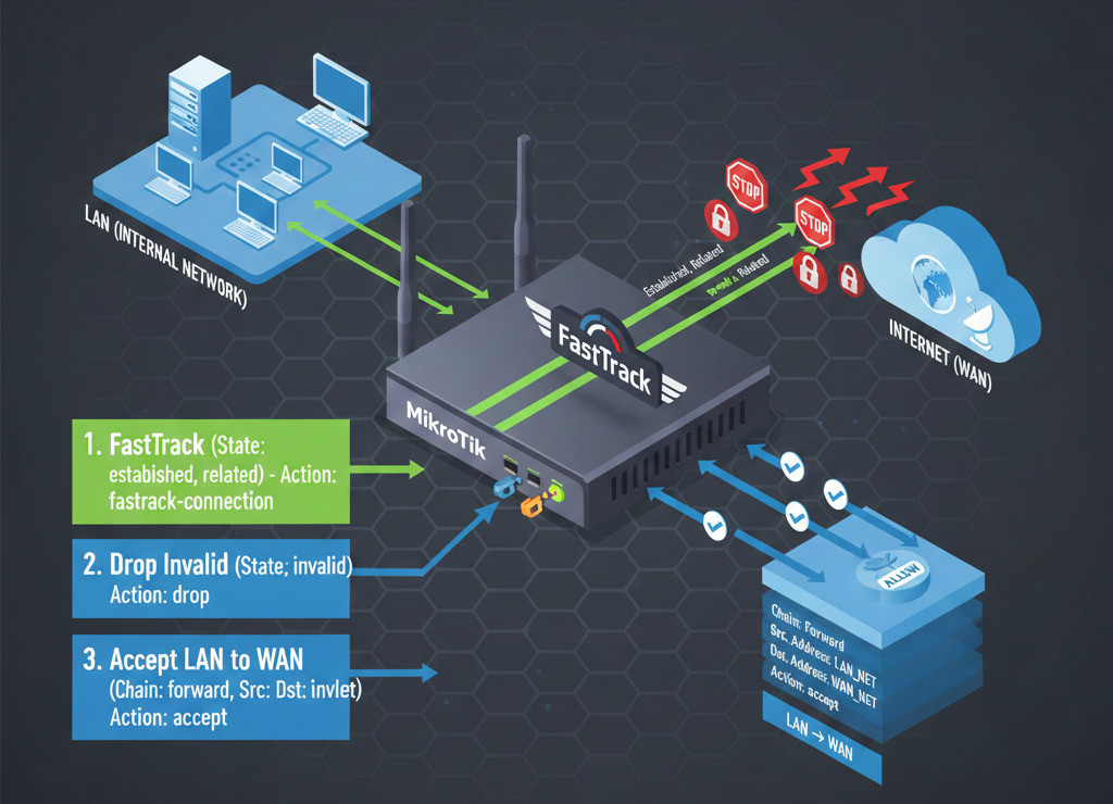 Basic MikroTik Firewall Rules