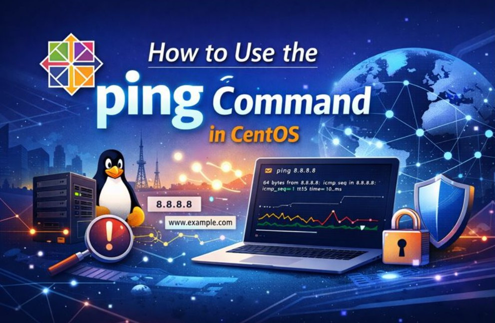 How to Use the Ping Command in CentOS