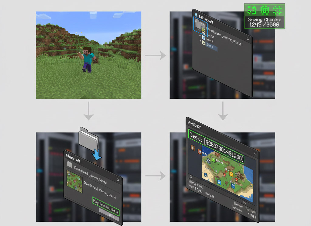 Combining World Downloader and AMIDST