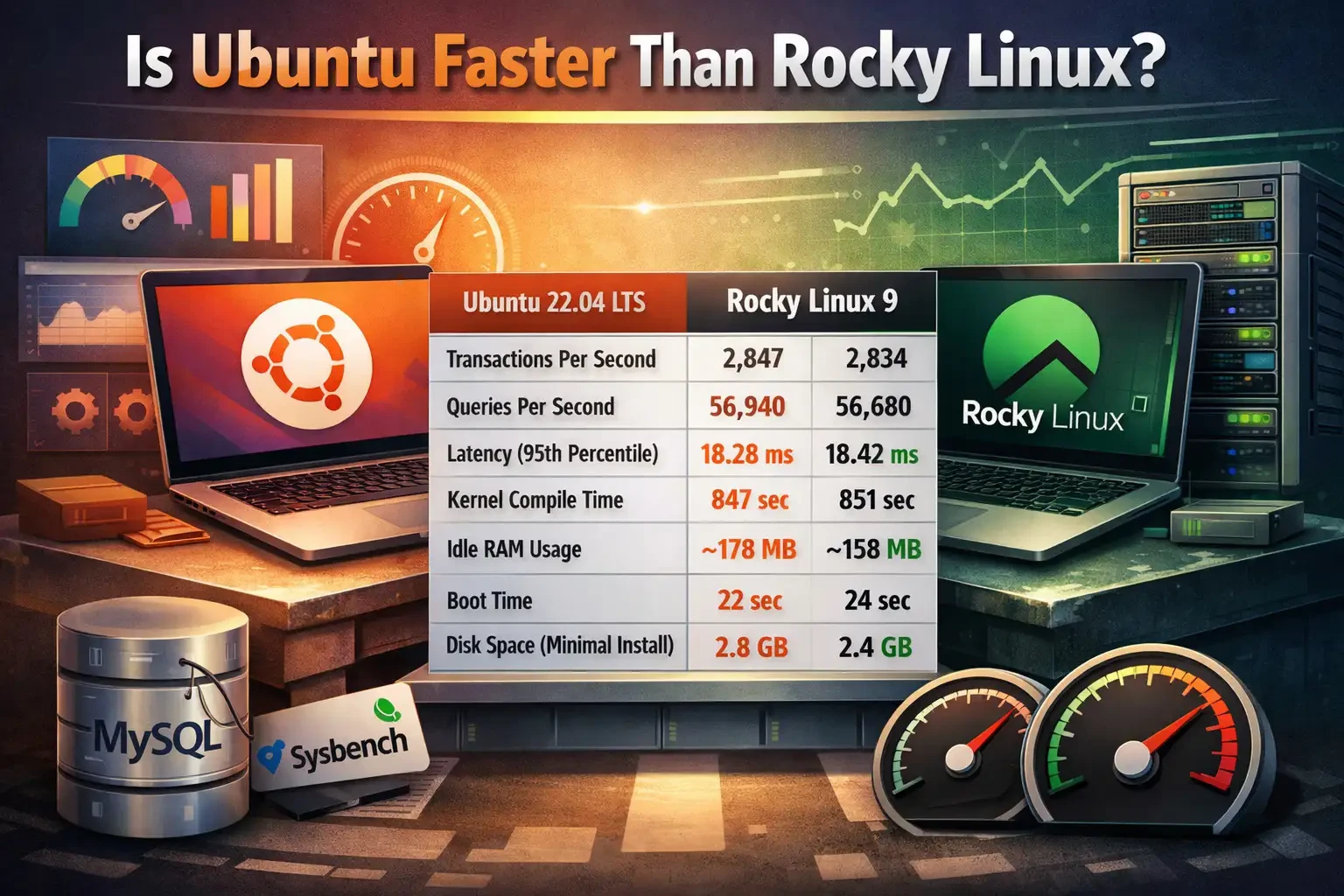 Performance Review Is Ubuntu Faster Than Rocky Linux
