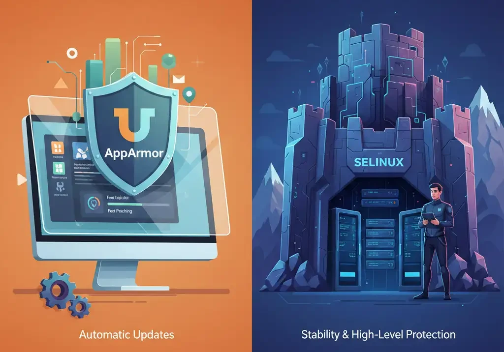 Security Comparison Rocky Linux vs Ubuntu