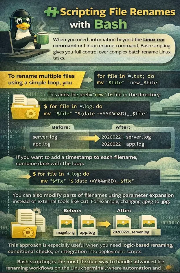 Scripting File Renames with Bash