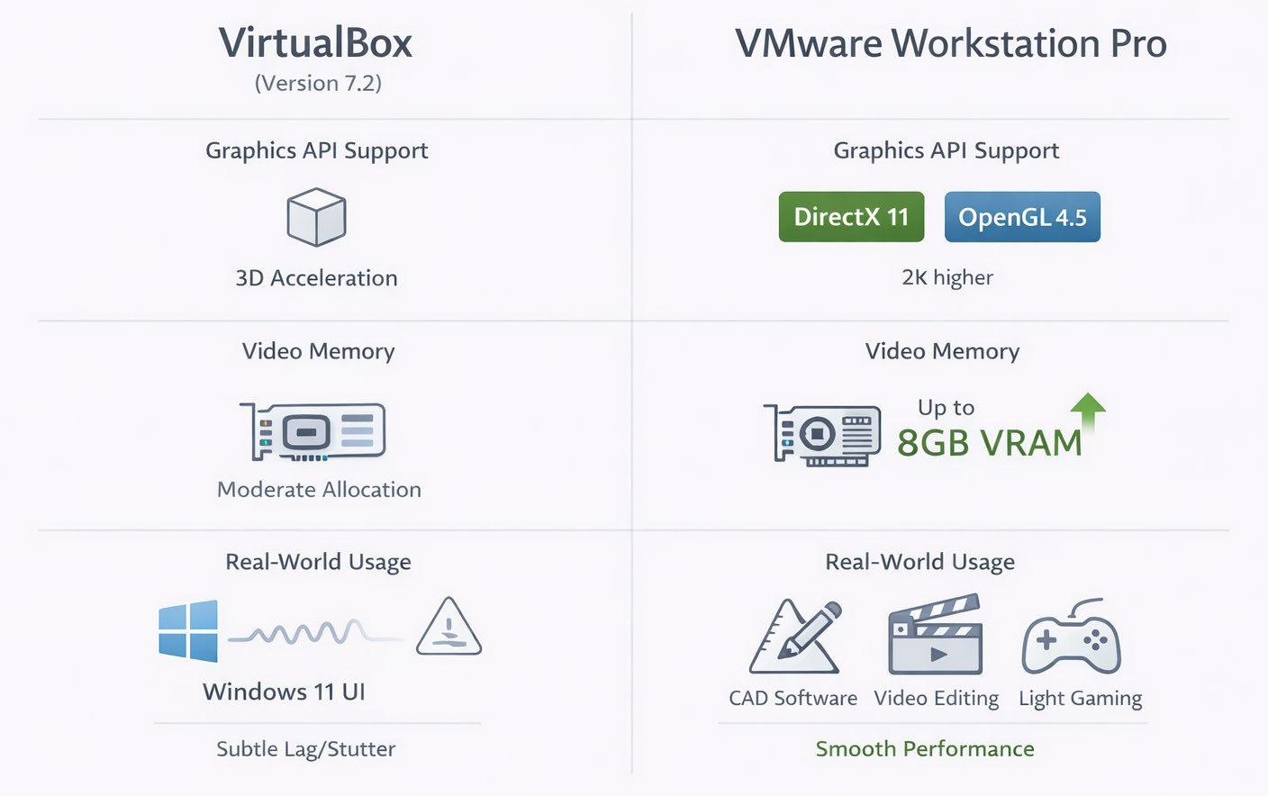 Graphics Acceleration and Visual Experience