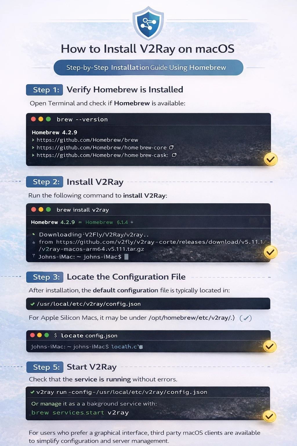 Install V2Ray on macOS