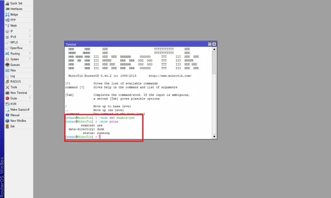 MikroTik Dude package