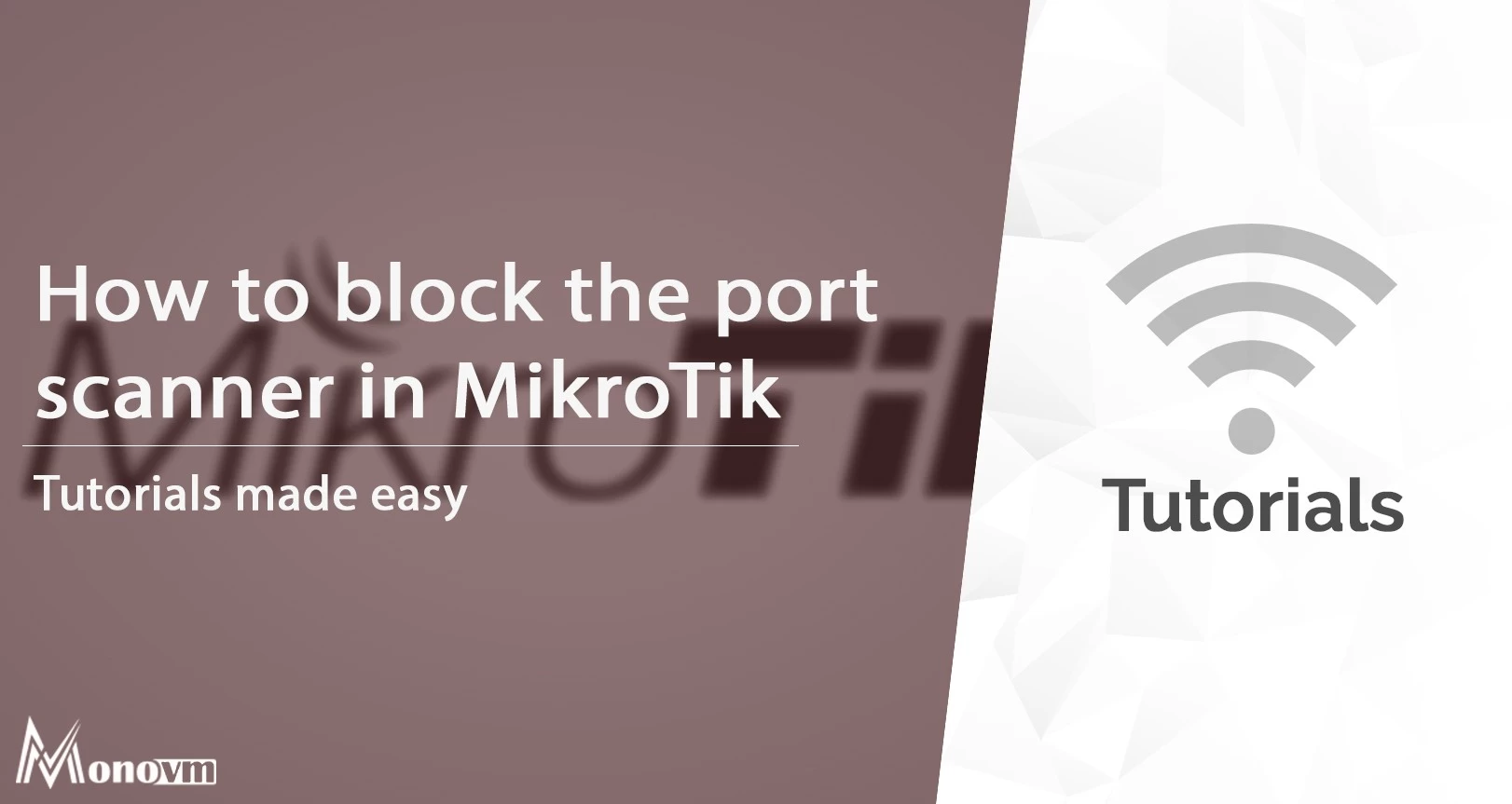 How to block port scanner in MikroTik [Prevent Port Scanning]